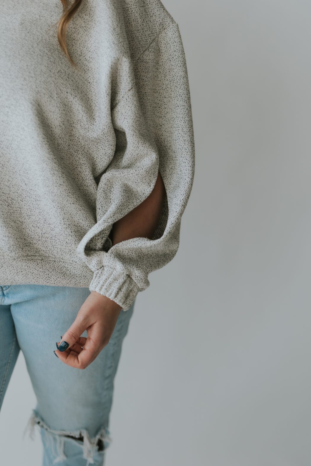 COZY sweatshirt PLETENINA