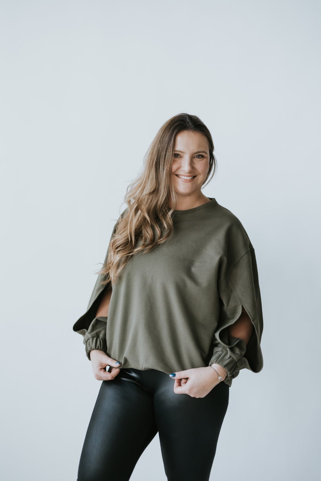 COZY sweatshirt OLIVA